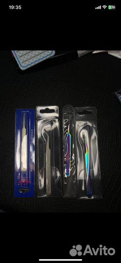 Пинцеты для наращивания ресниц