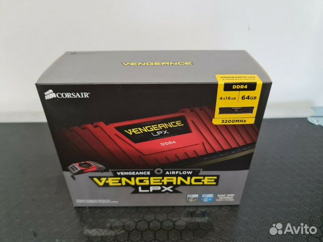 Corsair Vengeance LPX DDR4 3200MHz 64GB (4x16GB)