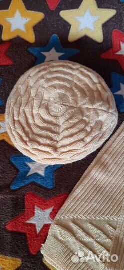 Комплект шапка+шарф