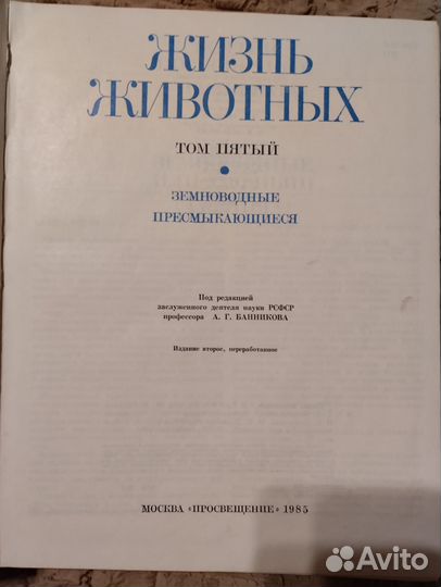 Энциклопедия жизнь животных том 5