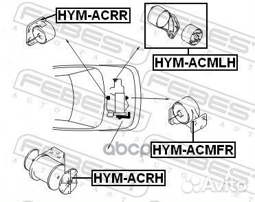 Опора двигателя hyundai accent/verna 99- зад