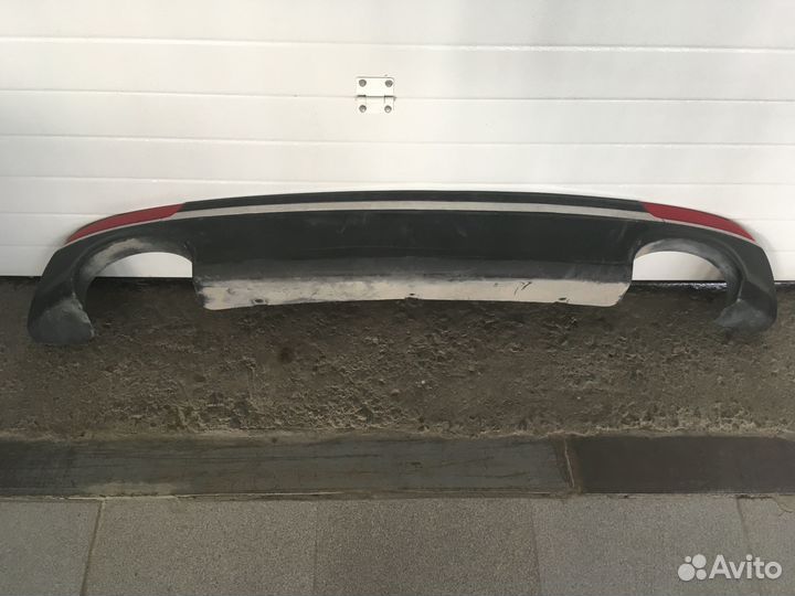 Накладка (юбка) заднего бампера нижняя Kia Optima