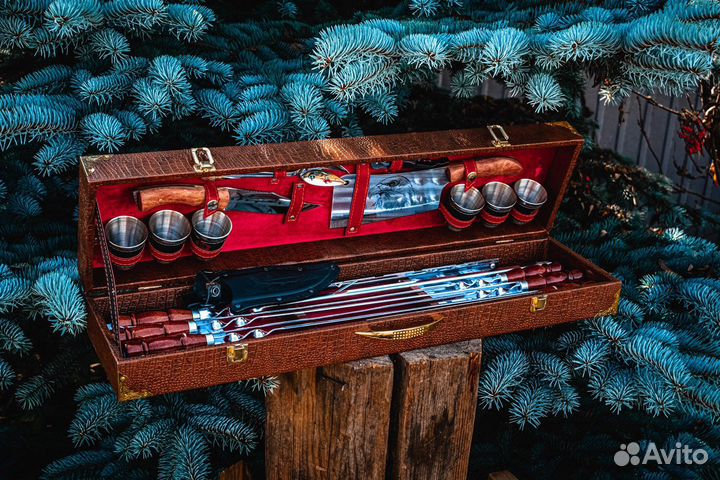 Подарочный набор для мужчины с шампурами