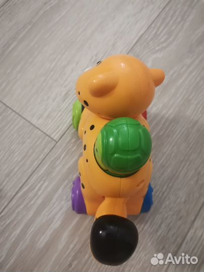 Игрушка каталка Fisher Price леопард ориг