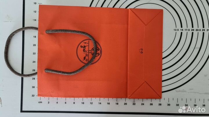 Бумажный пакет Hermes новый