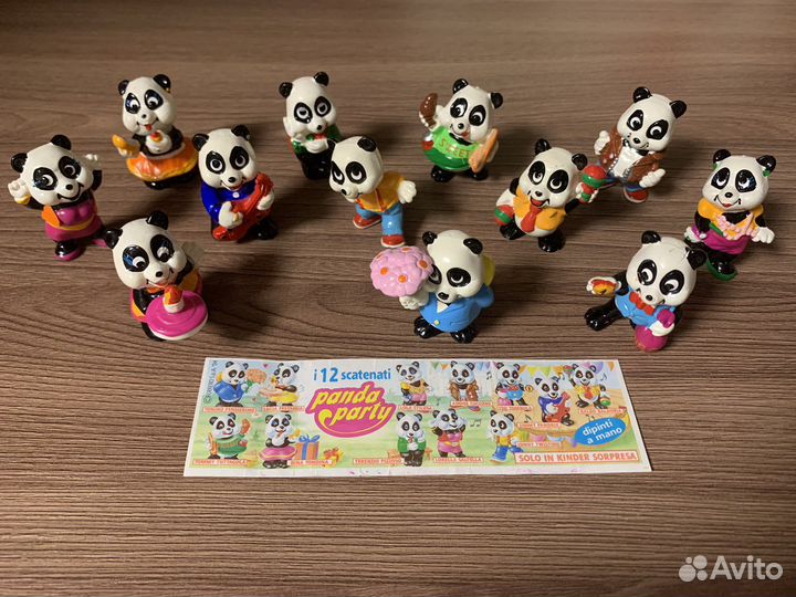 Киндер сюрприз панды
