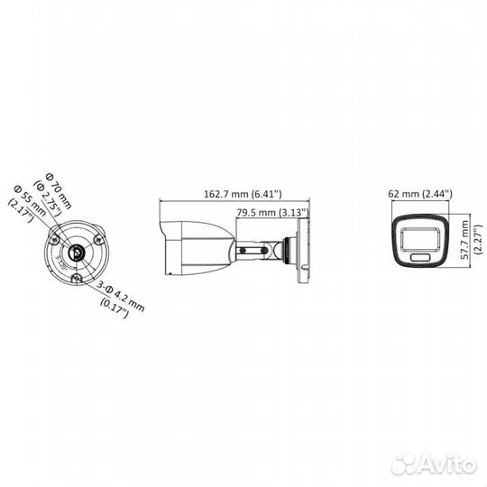 Видеокамера HiWatch DS-T200L (3.6 mm)