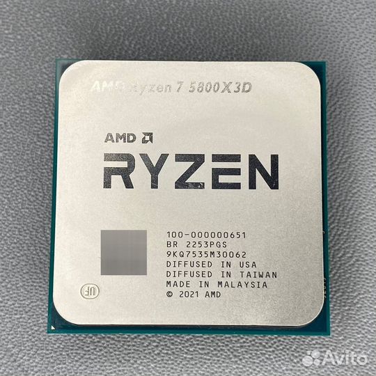 Процессор AMD Ryzen 7 5800X3D AM4, 8 x 3400 мгц, B