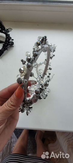 Ободок для волос ручной работы