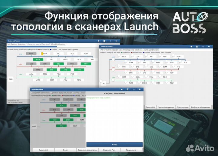 Лаунч Launch CRP 919E BT активация PAD 7 664 марок
