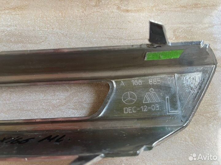 Накладка дхо левая Mercedes W166 X166 Ml Class