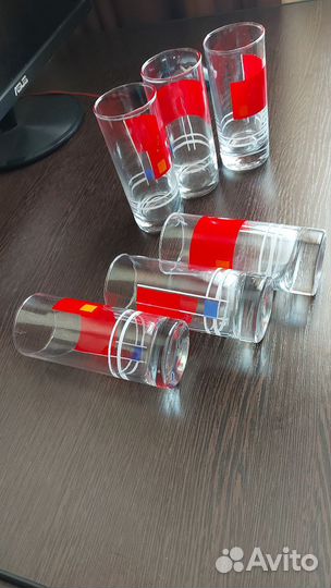 Набор стаканов для сока и воды - 6 шт