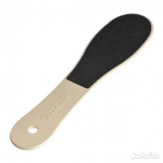 Терка педикюрная 2 сторонняя (большая) бежевая