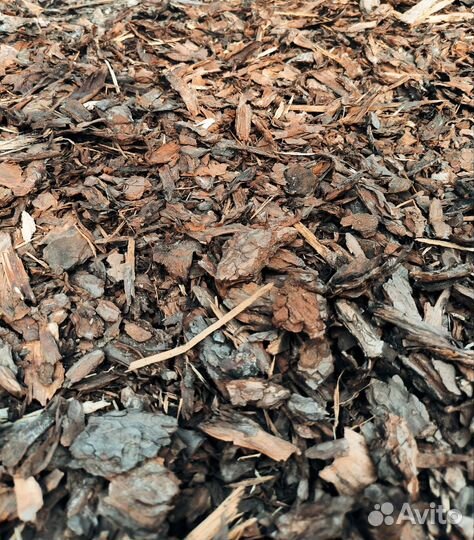 Кора мульча в мешках