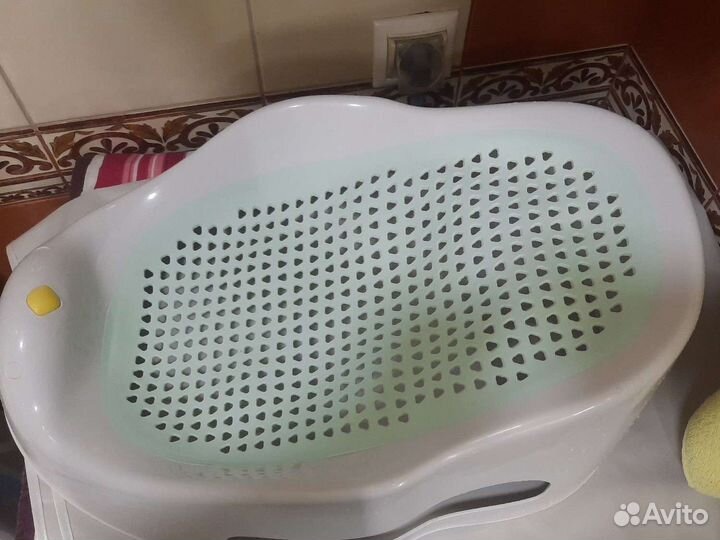 Детская ванна и горка для купания