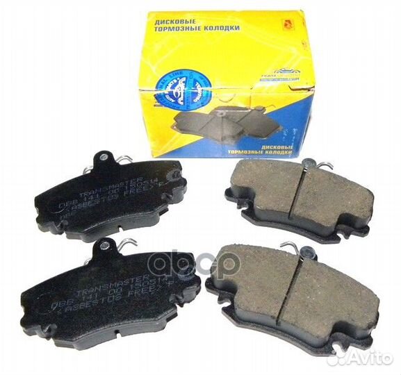 Колодки тормозные передние LADA largus renault