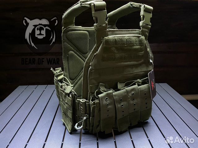 Плитник с броней (бр2) и подсумками (разные цвета)