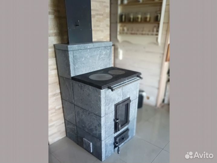 Печь камин отопительная