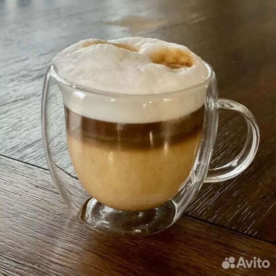 Кружки стаканы с двойным дном стенками