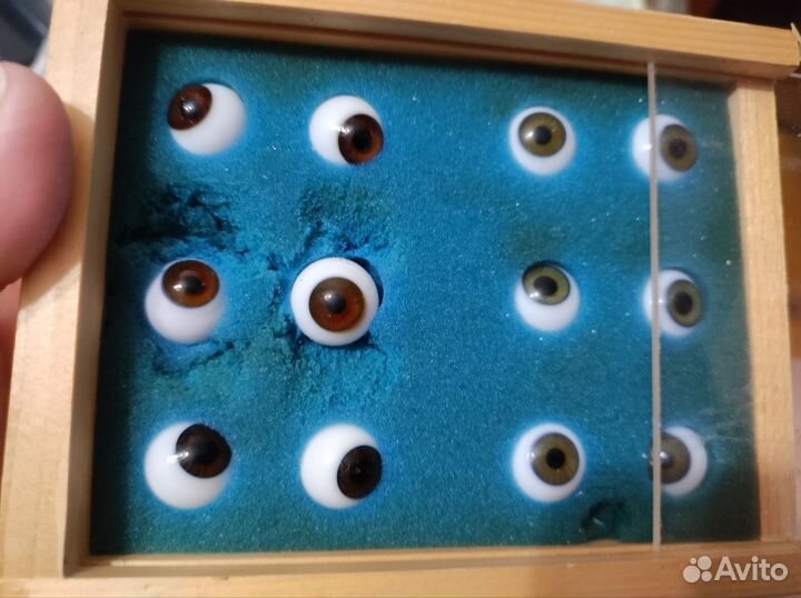 Глаза стекло для антикварных и винтажных кукол