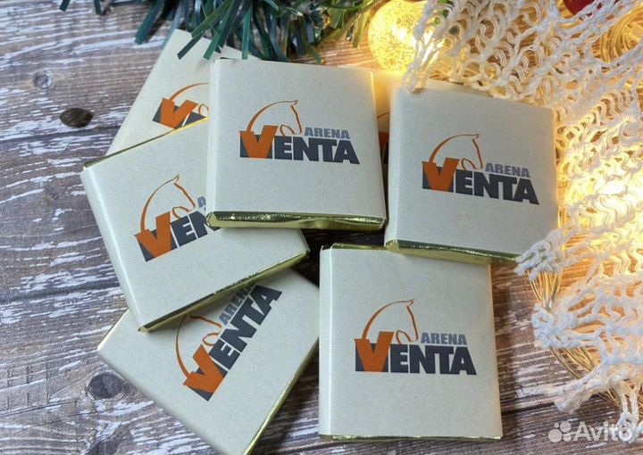 Шоколад с логотипом на заказ