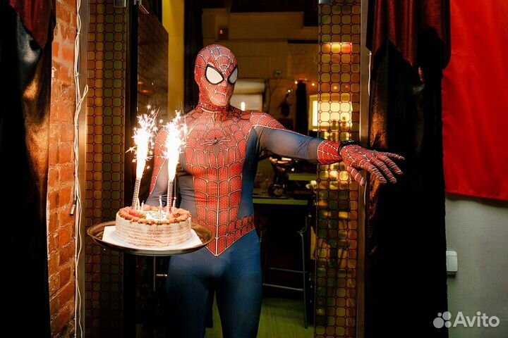 Аниматор на день рождения человек паук
