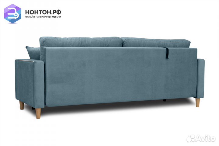 Диван тик-так Айрин светло-бирюзовый