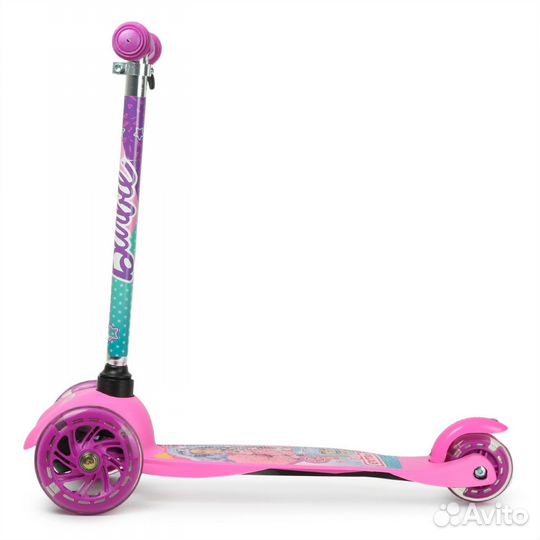 Самокат Kreiss Barbie 3-колесный HF-TK002A-B1