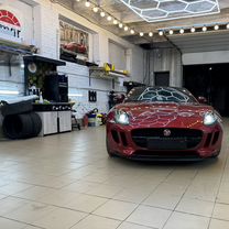 Jaguar F-type 3.0 AT, 2016, битый, 30 000 км, с пробегом, цена 3 200 000 руб.