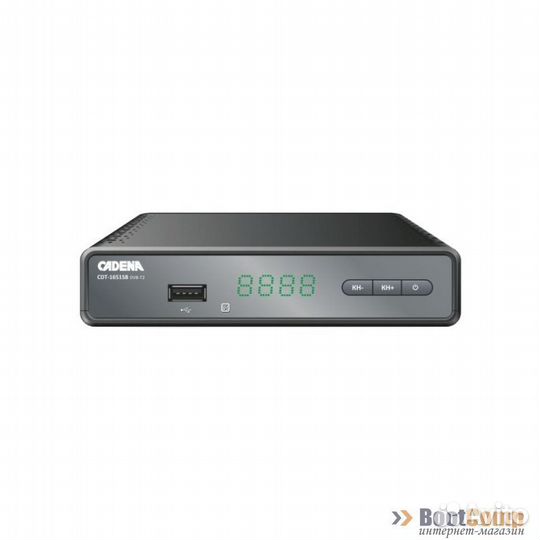 Приемник цифровой эфирный Cadena CDT-1651SB