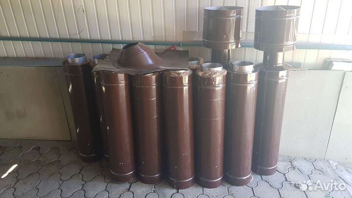 Сэндвич труба для дымохода разных диаметров