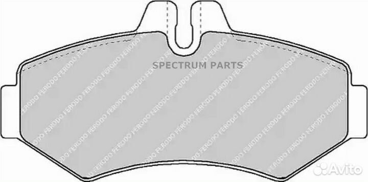 Колодки ferodo FVR1306 ferodo FVR1306