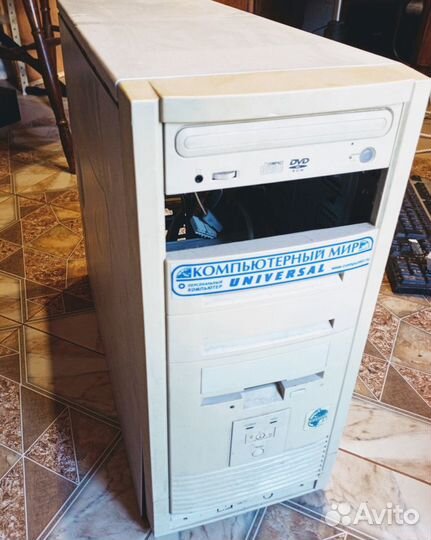 Корпус minitower ATX с DVD и флоппи