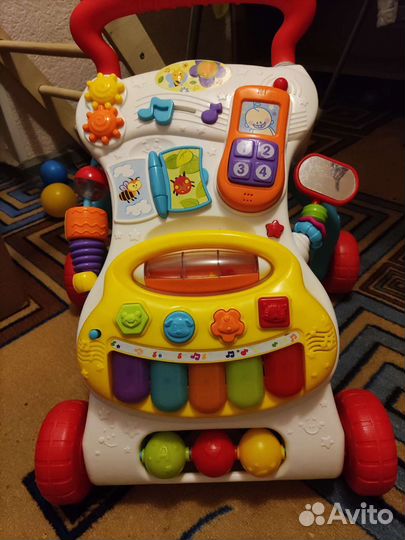 Каталка-ходунки baby go со светом и звуком