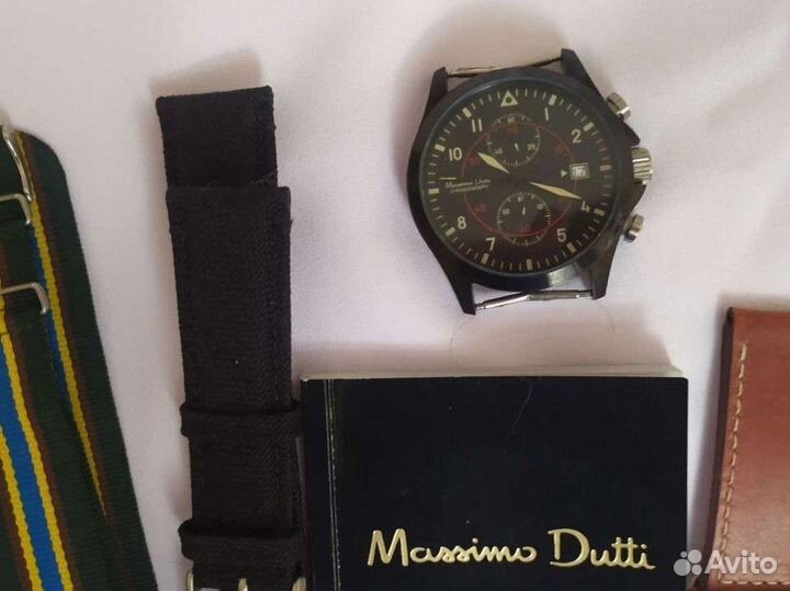 Massimo Dutti часы хронограф состояние новых
