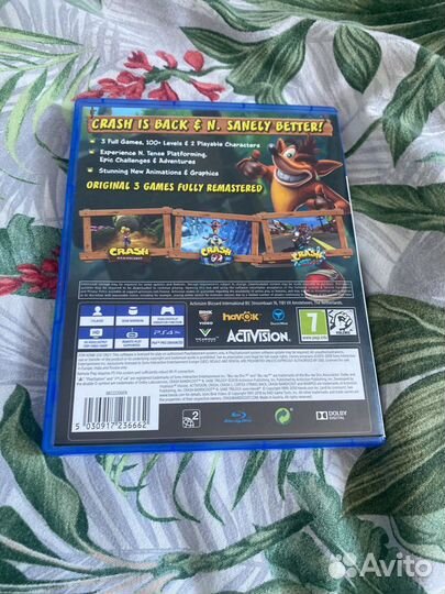 Crash bandicoot ps4 диск