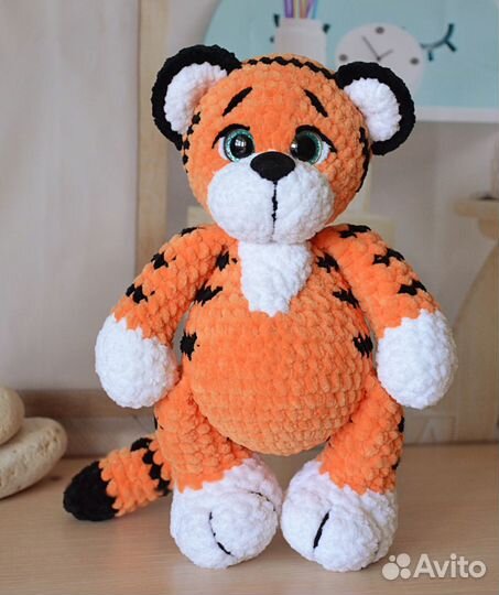 Тигрёнок вязаная игрушка