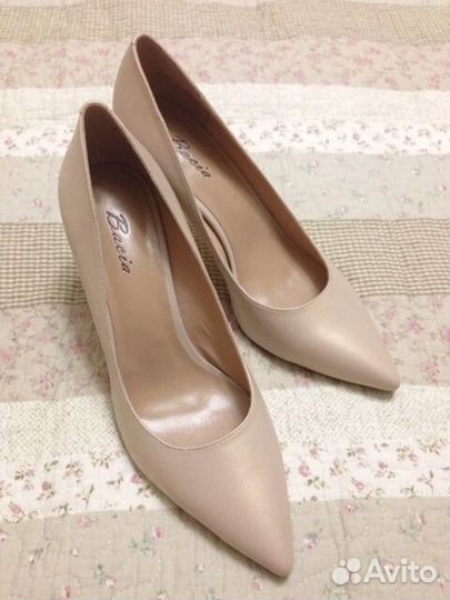 Кожаные туфли новые
