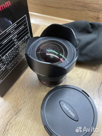 Продам объектив Samyang 14mm f2,8 for Nikon