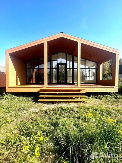 Дом 102 м² на участке 9 сот Каркасный Дом в Калуге