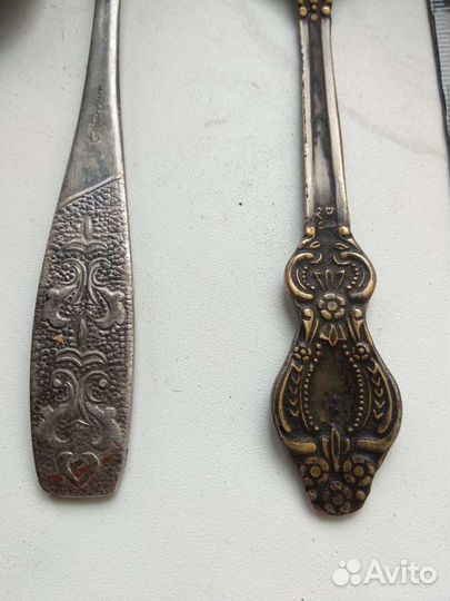 Ложки чайные мельхиор