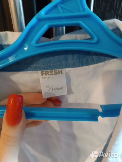 Рубашка белая детская на мальчика