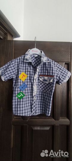 Рубашка для мальчика 2-3 года