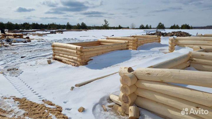 Сруб бани 3х6