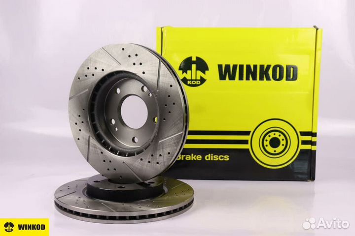 Диск тормозной передний Winkod WBD0382