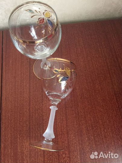 Хрустальные бокалы Bohemia