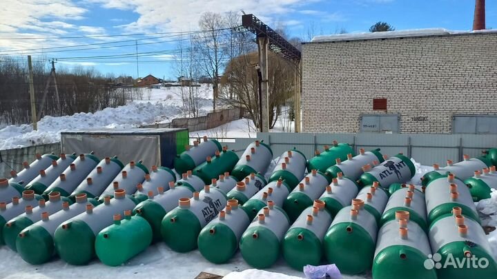 Септик Био Атлант 3.0 из стеклопластика