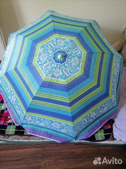 Зонт, большой, пляжный, садовый от солнца