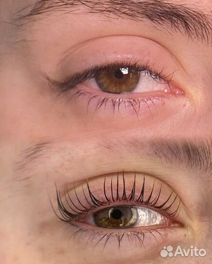 Ламинирование ресниц и бровей