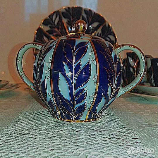 Сервиз сахарница Зимний вечер лфз